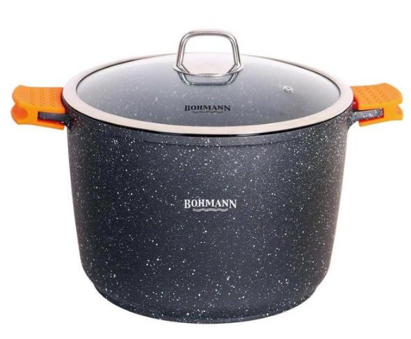 Кастрюля-котел Bohmann BH-7351-24-MRB мраморное покрытие 24 см 5,7 л (1889570343)