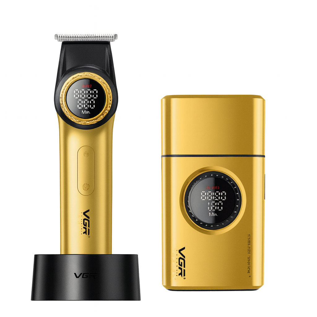 Набор для бритья VGR V-977 V-377 Gold (30659166) - фото 1 Набор для бритья VGR V-977 V-377 Gold (30659166) - фото 1