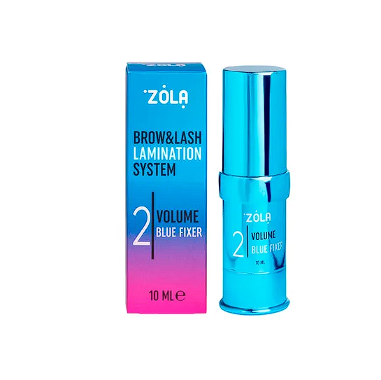 Склад Zola №2 Volume Blue Fixer для ламінування вій та брів 10 мл