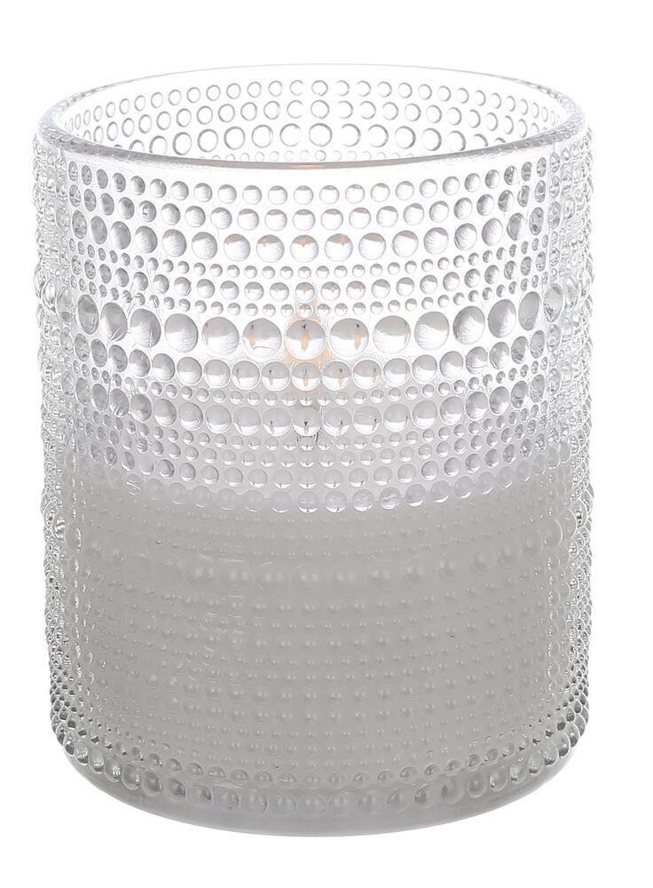 Свічка світлодіодна воскова BonaDi Bauble у скляній колбі 10х12,5 см (882-141)