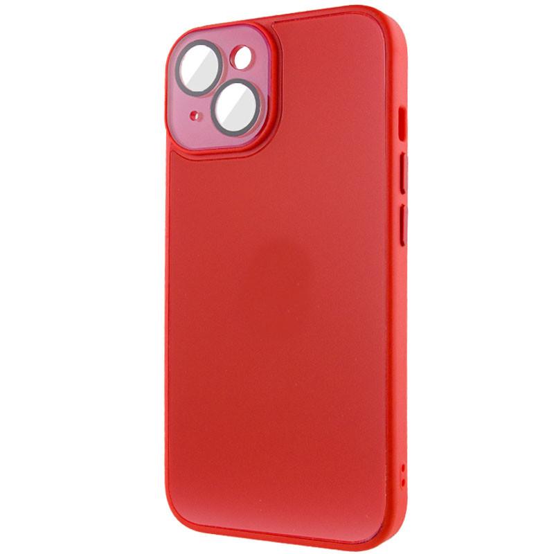 Противоударный Чехол TPU+Glass Sapphire Midnight для Apple iPhone 14 (6.1") Красный / Red - фото 3