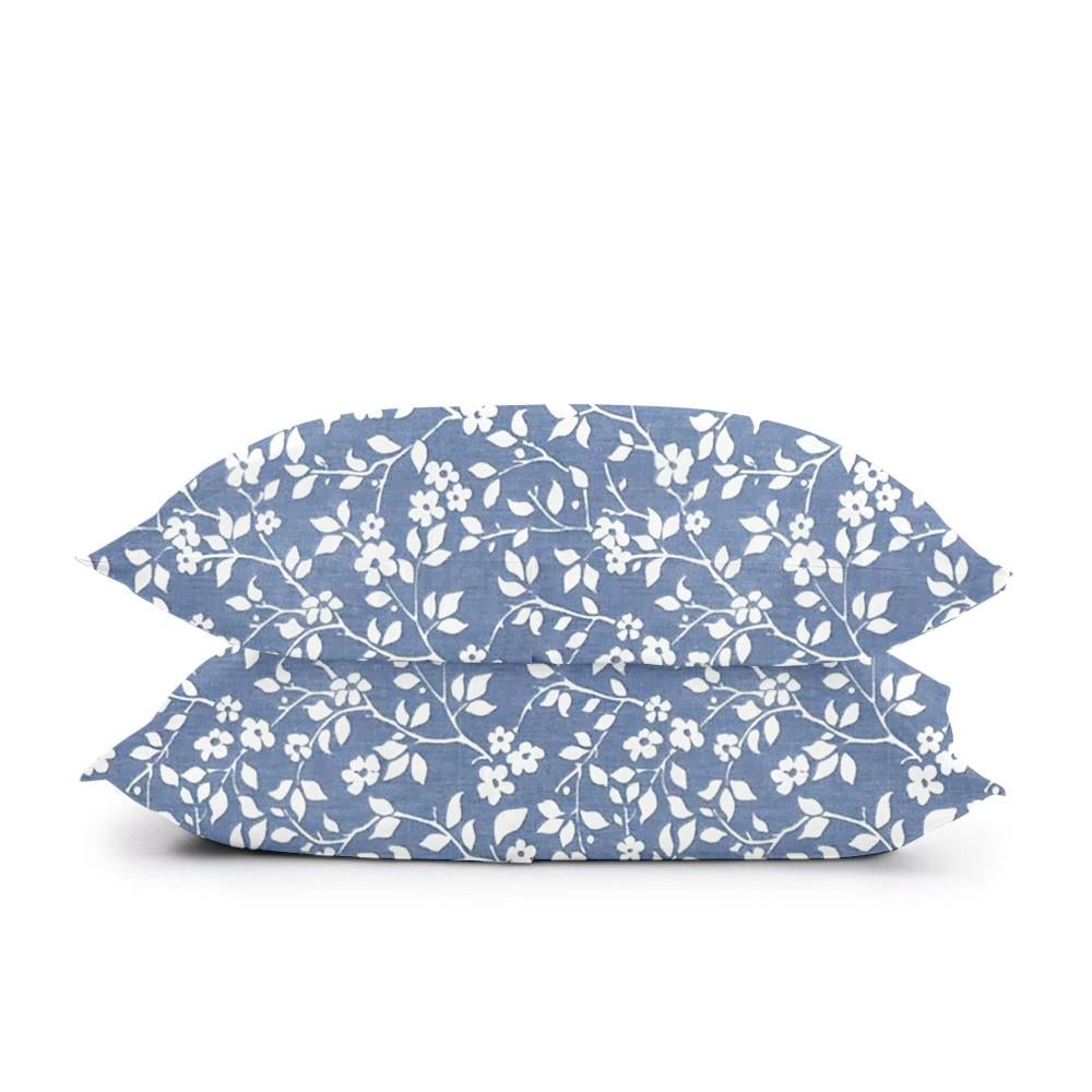 Набор наволочек Cosas Flowers White Blue 2 шт. 50х70 см (4822052083154) Набор наволочек Cosas Flowers White Blue 2 шт. 50х70 см (4822052083154)