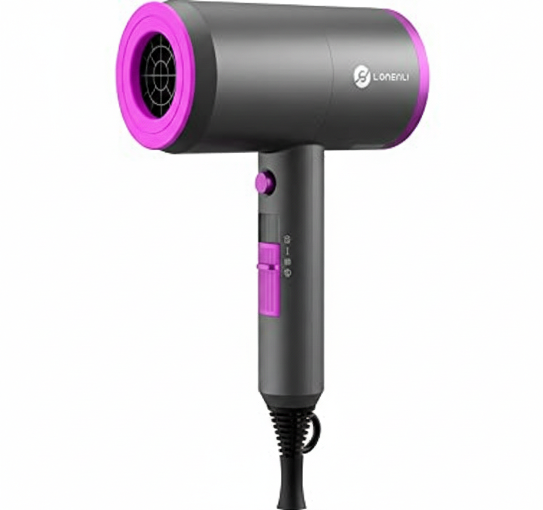 Фен для волос Slopehill 1800W AC-мотор с ионизацией и диффузором (0401)