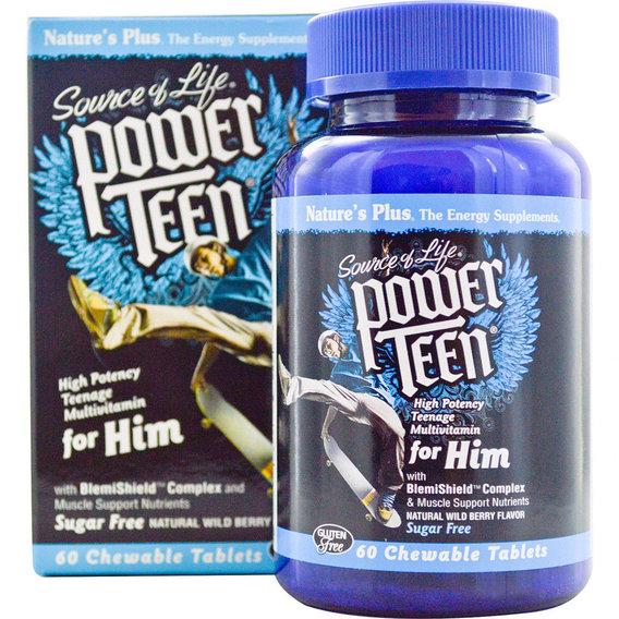 ᐉ Витаминно-минеральный комплекс Nature's Plus Power Teen for him 60 ...