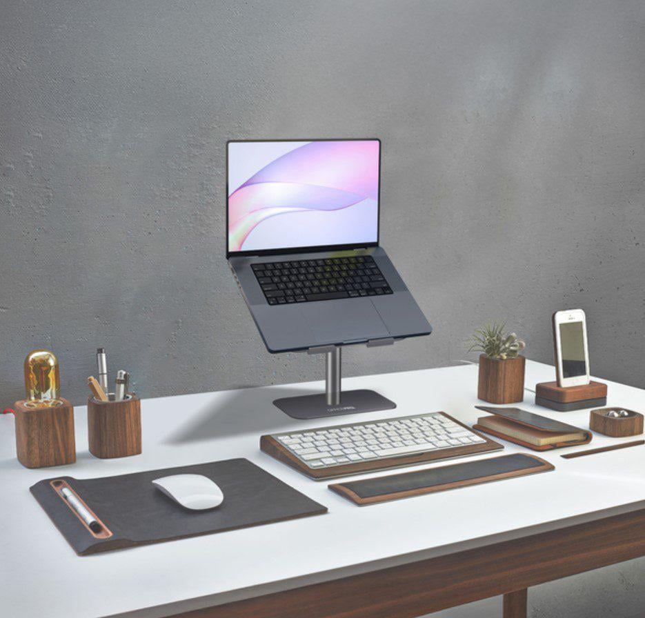 Підставка для ноутбука планшета OfficePro LS-956 Alloy Aluminum Gray - фото 13
