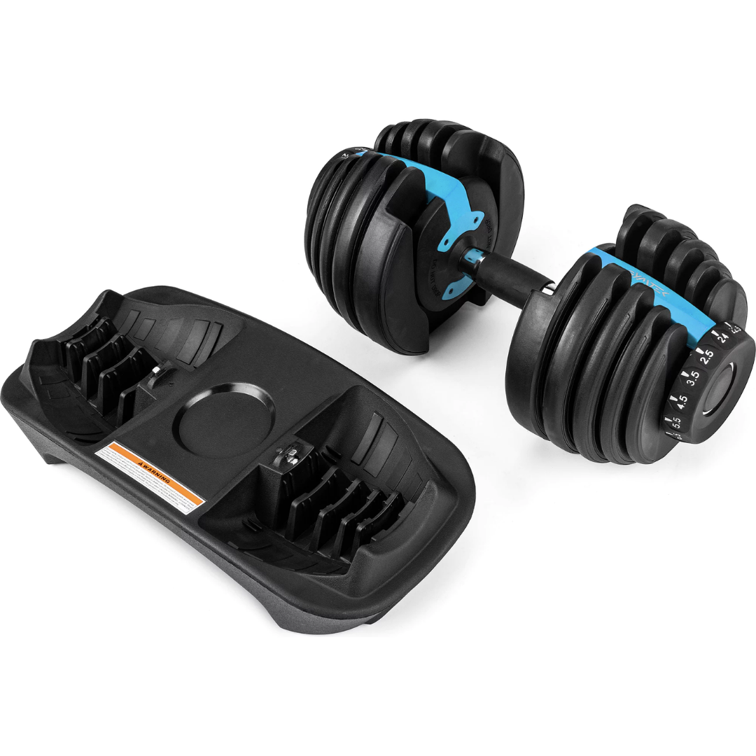 Гантель розбірна регульована Gymtek 2,5-24 кг Синій - фото 4 Гантель розбірна регульована Gymtek 2,5-24 кг Синій - фото 4