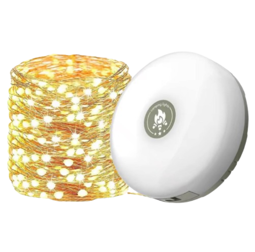 Лампа кемпінгова акумуляторна світлодіодна 2в1 з гірляндою 10 м (yog-2zj-f7r) Лампа кемпінгова акумуляторна світлодіодна 2в1 з гірляндою 10 м (yog-2zj-f7r)