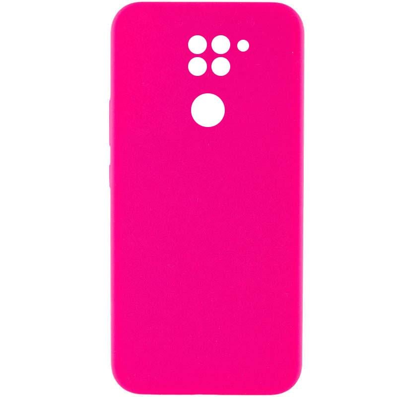 Противоударный чехол Silicone Cover Lakshmi Full Camera (AAA) для Xiaomi Redmi Note 9 / Redmi 10X Розовый / Barbie pink