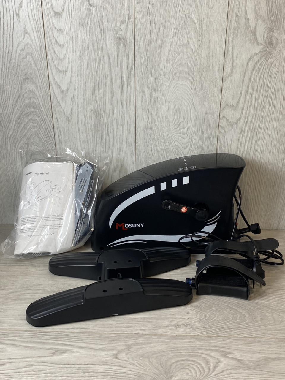 Тренажер мини-вело электрический педальный MOSUNY 2в1 с ЖК-дисплеем и пультом для рук и ног