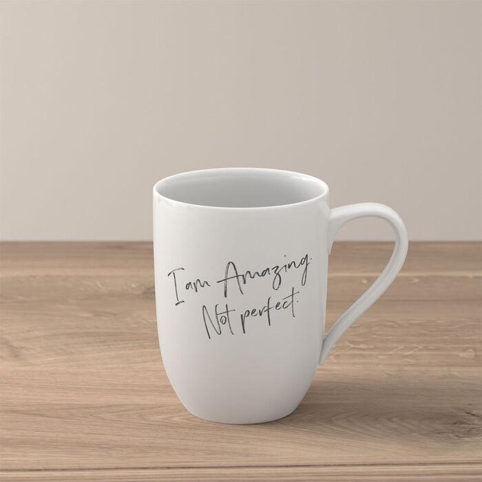 Кружка Villeroy & Boch Statement "I'm amazing Not perfect" 340 мл Білий (1016219655) - фото 2