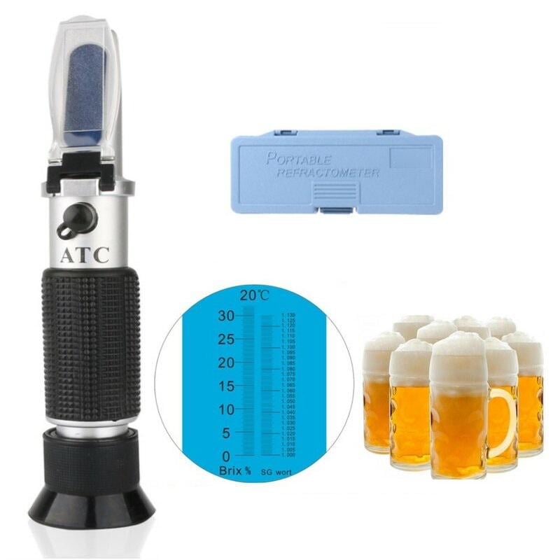 Рефрактометр RZ 120 для цукристості та щільності пива сусла з пластиковим чохлом - фото 4