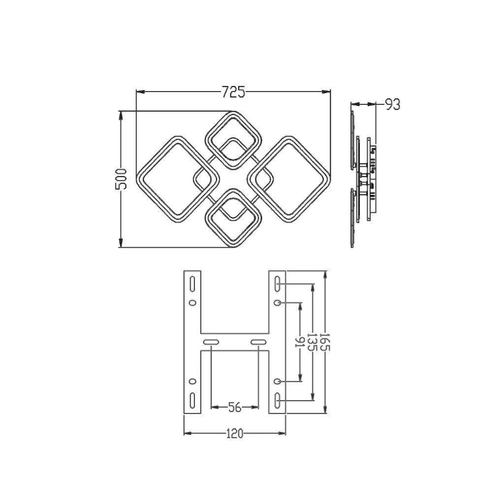 Люстра-смарт світлодіодна з підсвіткою ESLLSE OVAL ICE RGB 5S 75 Вт RGB 725x500x93 мм Бiлий (141-10303-01) - фото 6 Люстра-смарт світлодіодна з підсвіткою ESLLSE OVAL ICE RGB 5S 75 Вт RGB 725x500x93 мм Бiлий (141-10303-01) - фото 6