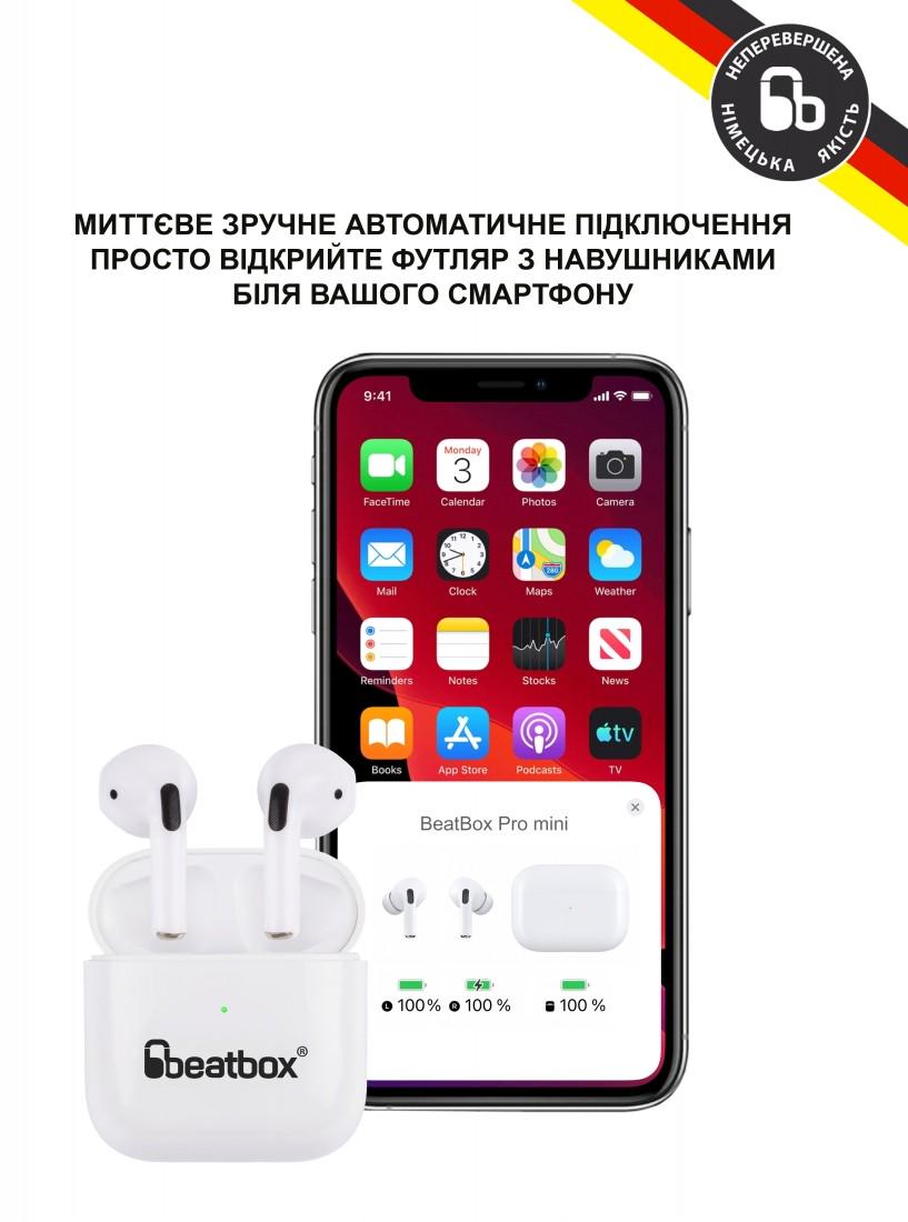 Навушники BeatBox PODS PRO Mini White (bbppromw) - фото 3