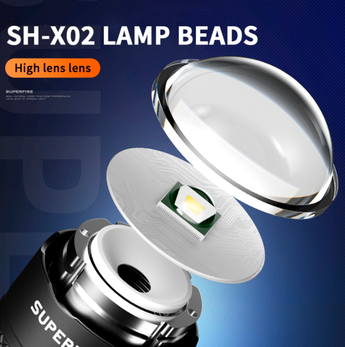 Ліхтар ручний акумуляторний SuperFire F1 150 Lumen IP43 (2511599126) - фото 6 Ліхтар ручний акумуляторний SuperFire F1 150 Lumen IP43 (2511599126) - фото 6