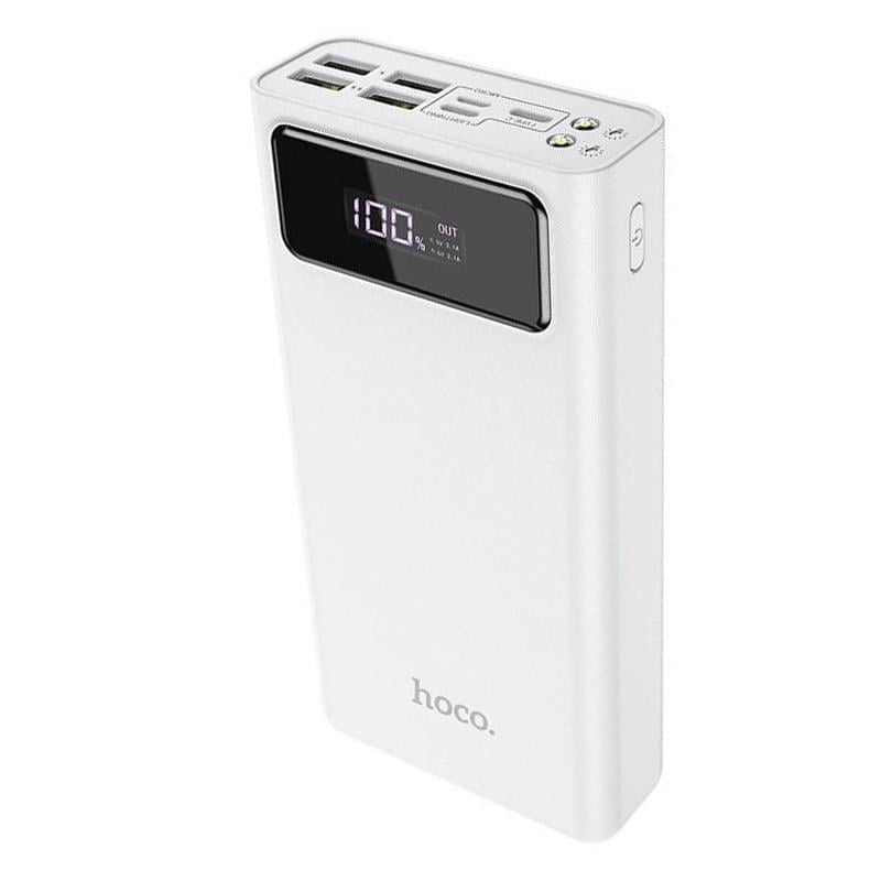 Повербанк Hoco General J65 10 Вт 4 USB 30000 мА-год White (019216)