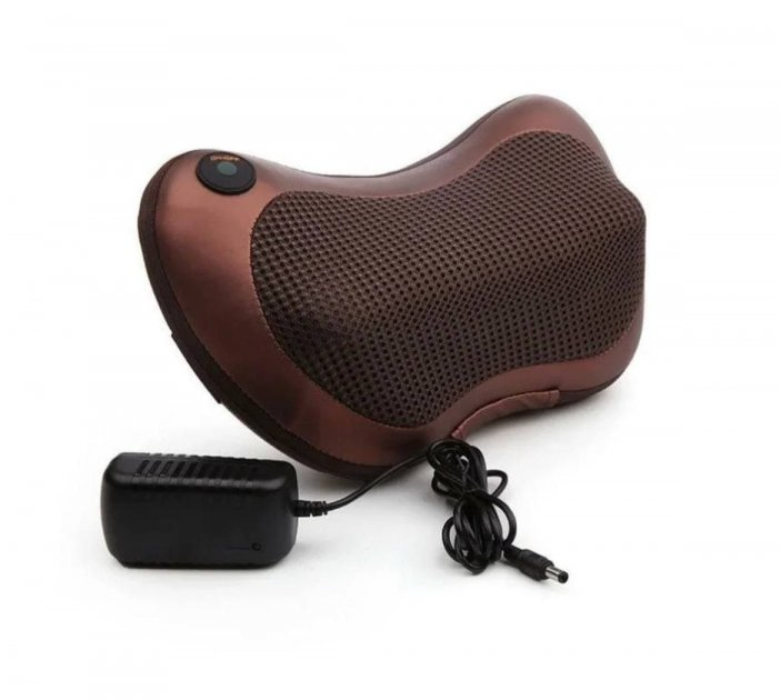 Подушка массажная Massage Pillow для шеи и спины с инфракрасным подогревом