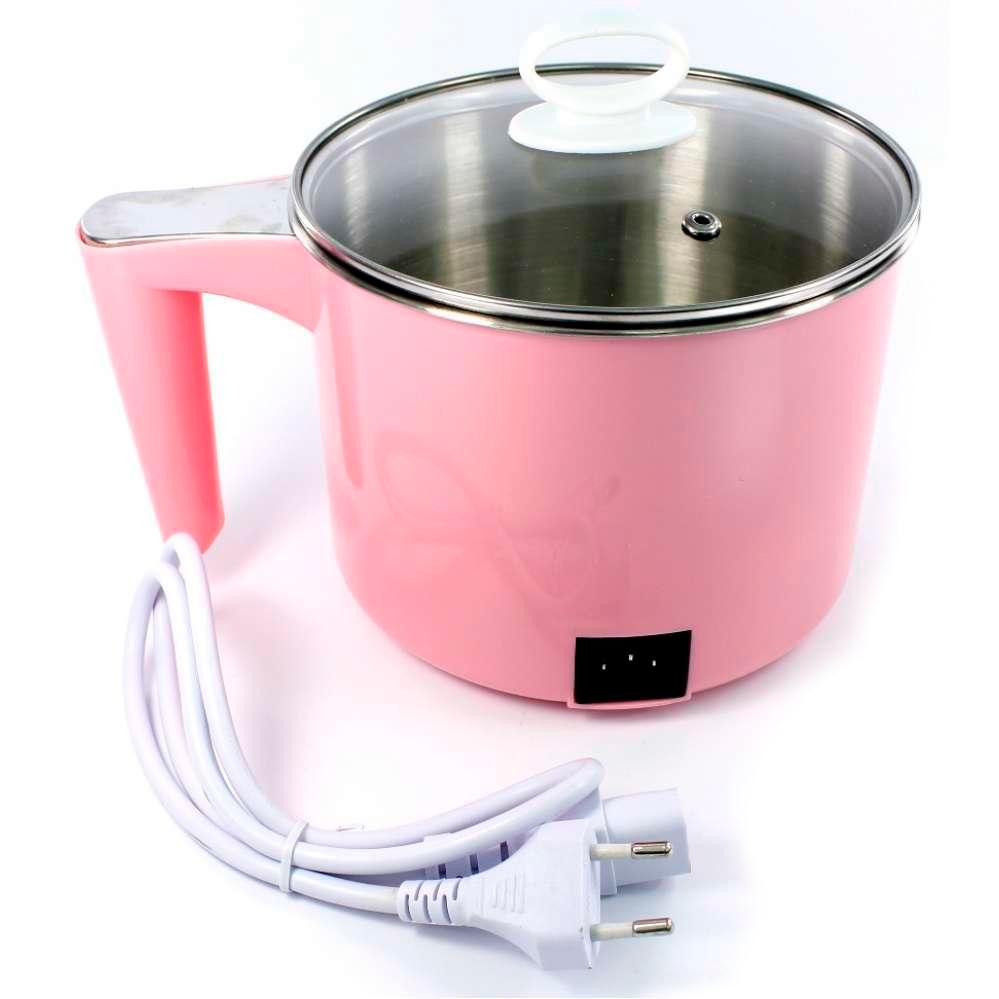 Электрокастрюля для путешествий Cooking Pot YS-402 1,5 л 600 W Розовый (1009574-Pink) - фото 3