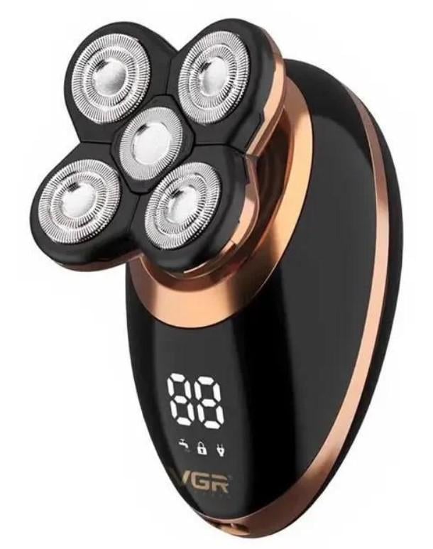 Електробритва чоловіча VGR V-316 5в1 для стрижки волосся бороди та вусів Чорний (2390000050) - фото 4 Електробритва чоловіча VGR V-316 5в1 для стрижки волосся бороди та вусів Чорний (2390000050) - фото 4
