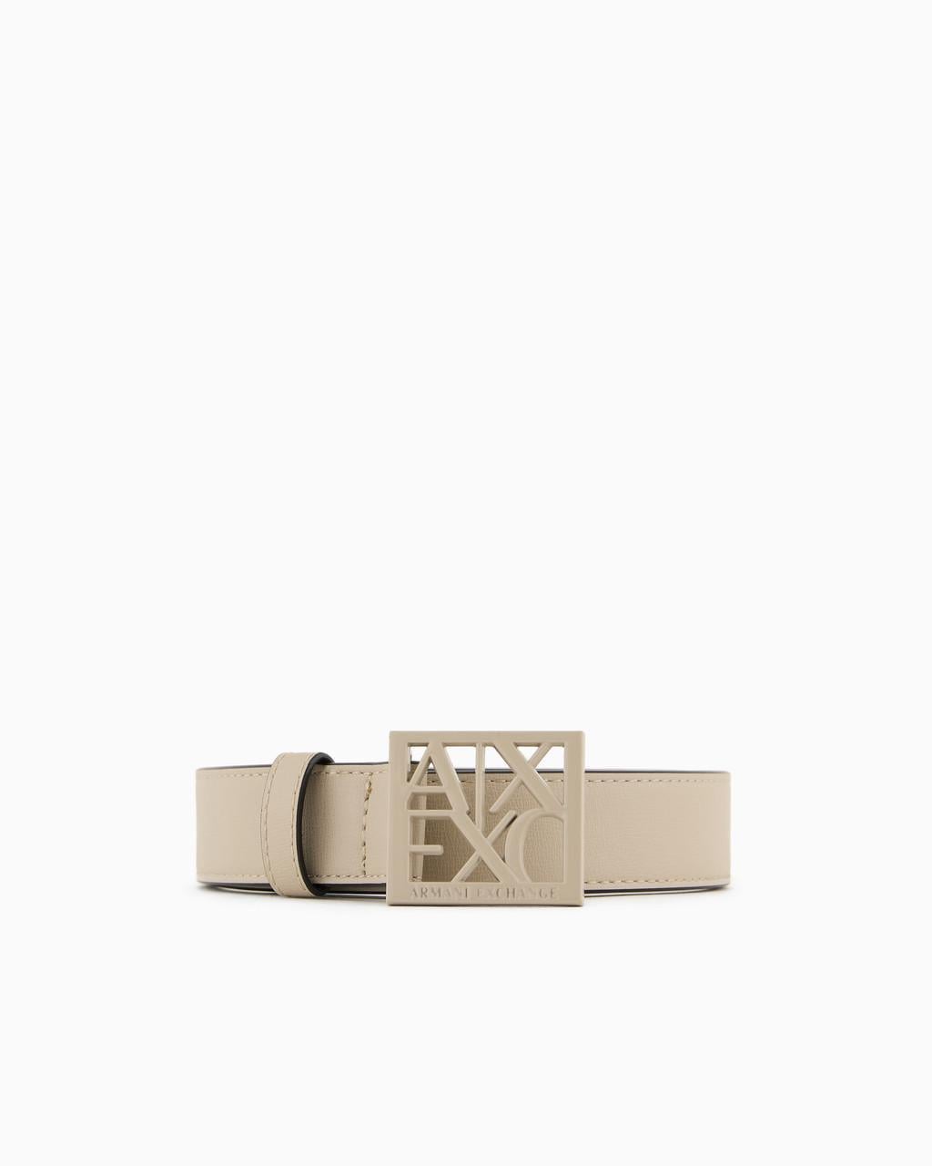 Ремень женский Armani Exchange 30 90 см Бежевый (266269044423)