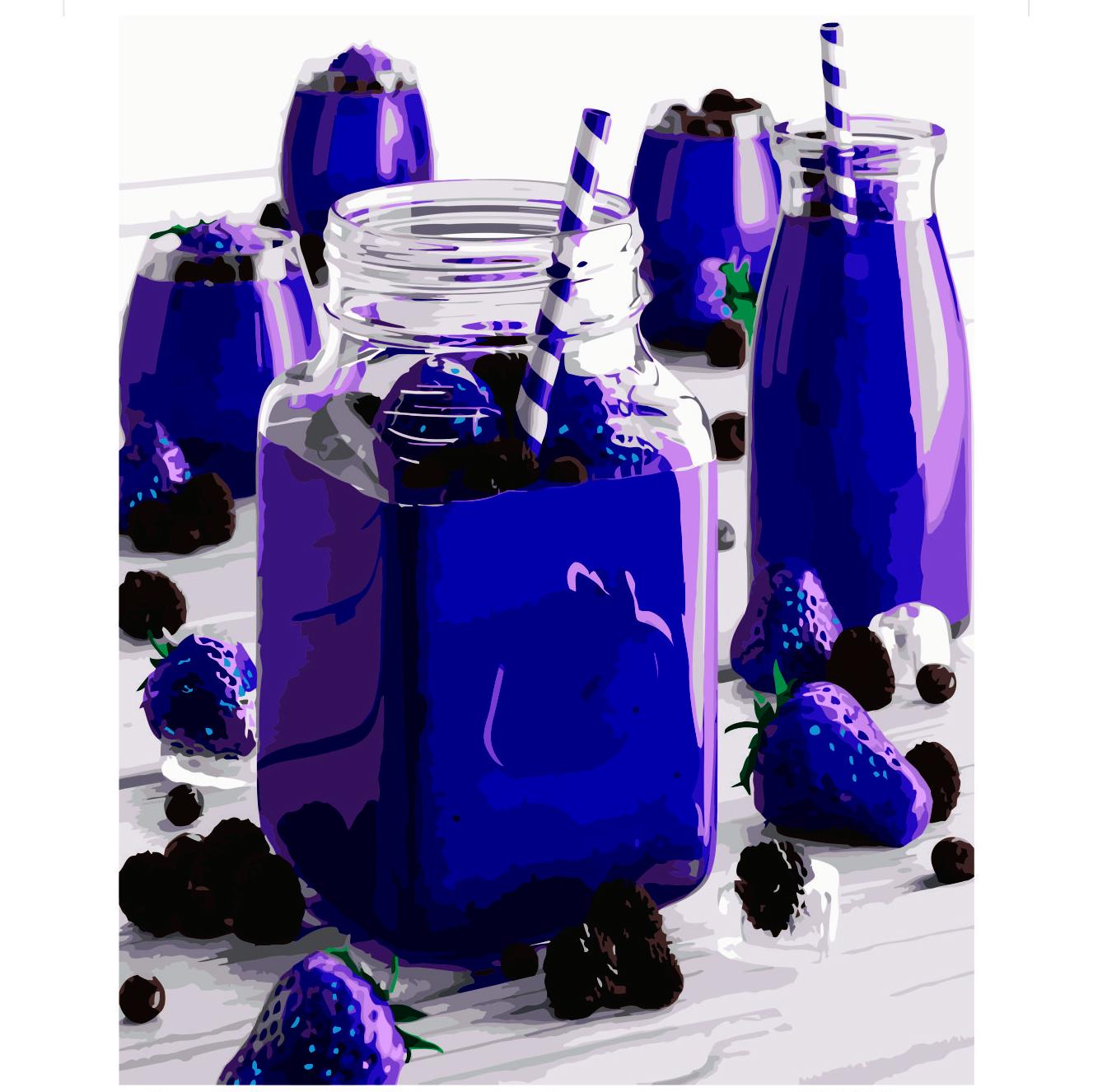 Картина по номерам Strateg Яркий напиток 40x50 см (VA-2731)