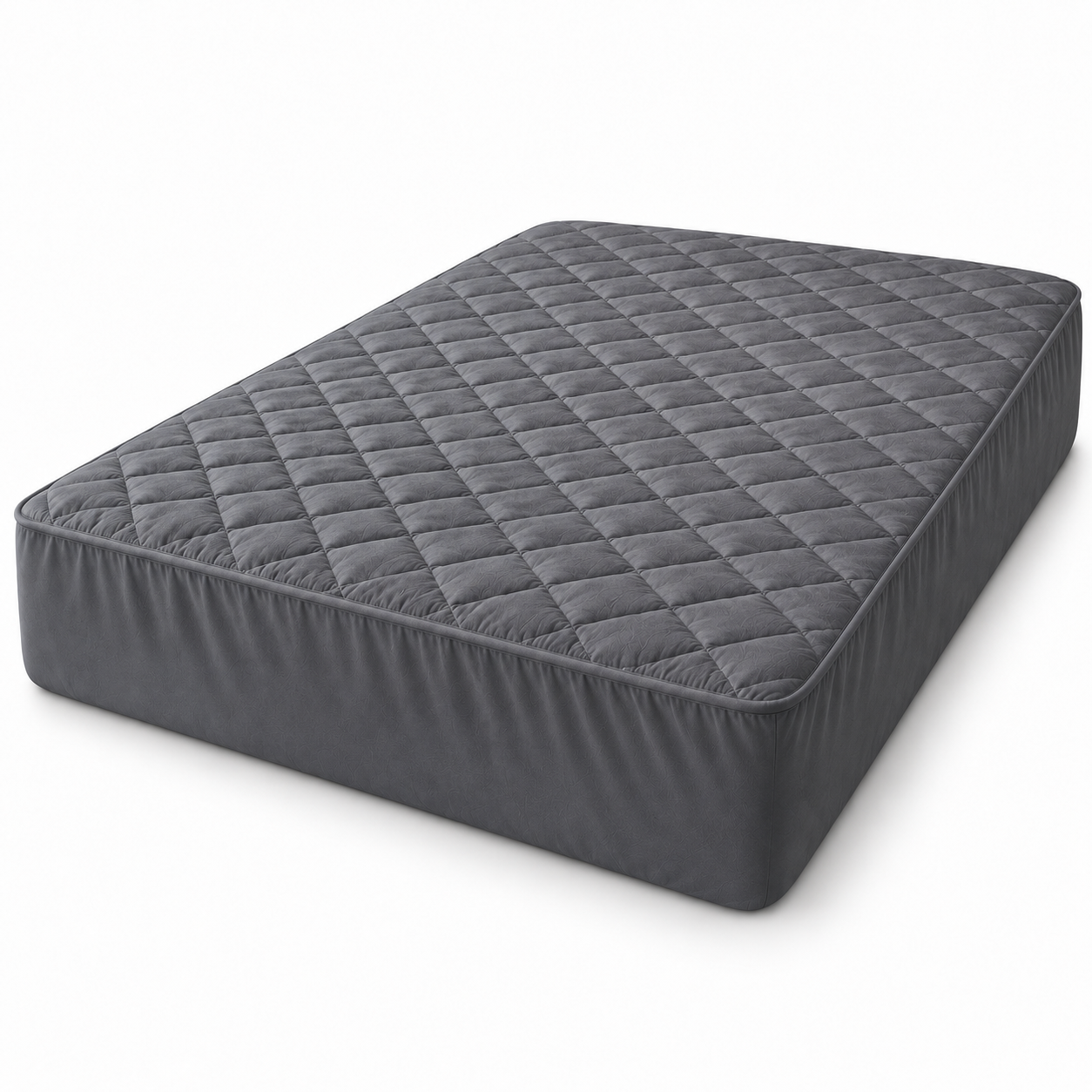 Наматрасник стеганый ECO Plus с бортами 28 см 140x190 см Серый (grey73512-1-140190)