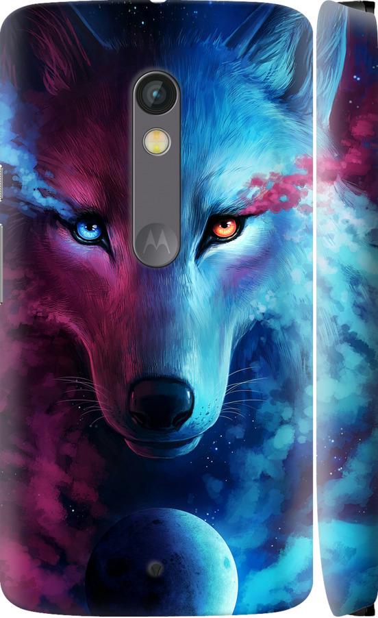 Чехол на Motorola Moto X Play Арт-волк (3999c-459-42517)