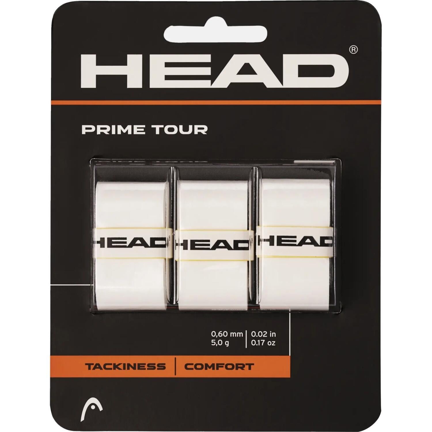 Обмотка для ракеток Head PRIME TOUR 3 шт. Білий (285-621) Обмотка для ракеток Head PRIME TOUR 3 шт. Білий (285-621)