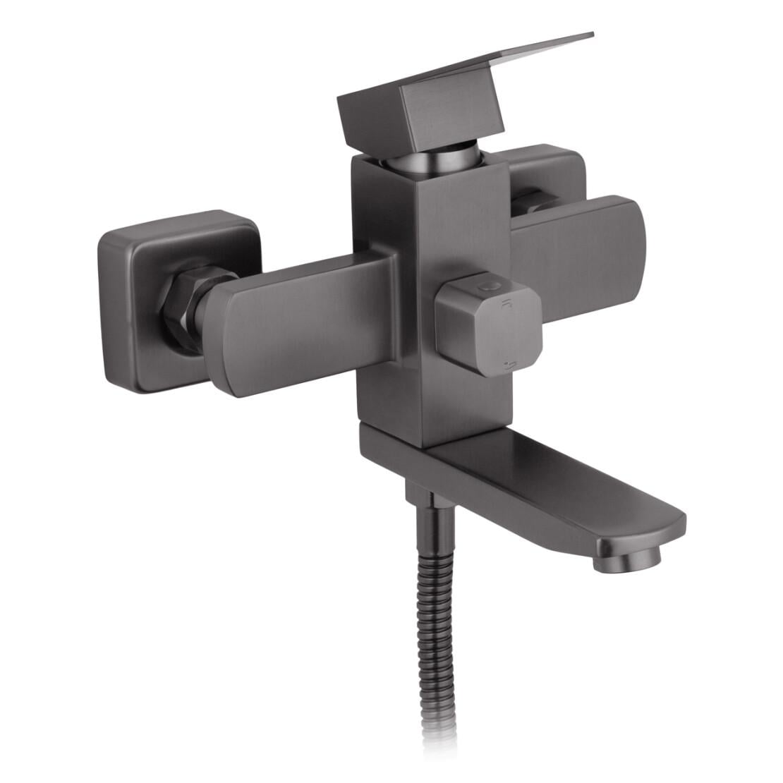 Смеситель для ванны Kroner KRP Edelstahl Kubus PVD060 (CV035907)