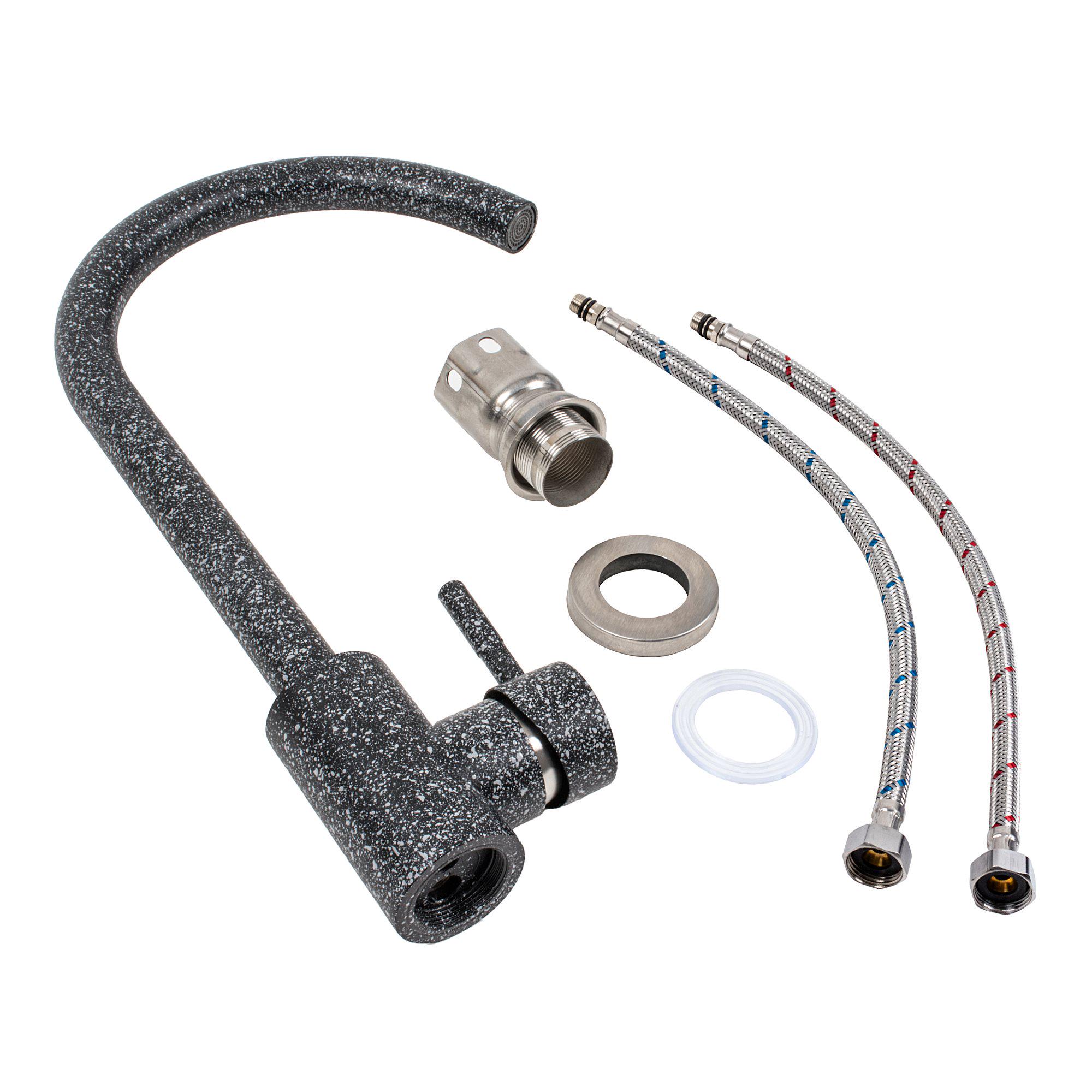 Смеситель Platinum 56 B NESP 3008 А Графитовый - фото 2 Смеситель Platinum 56 B NESP 3008 А Графитовый - фото 2