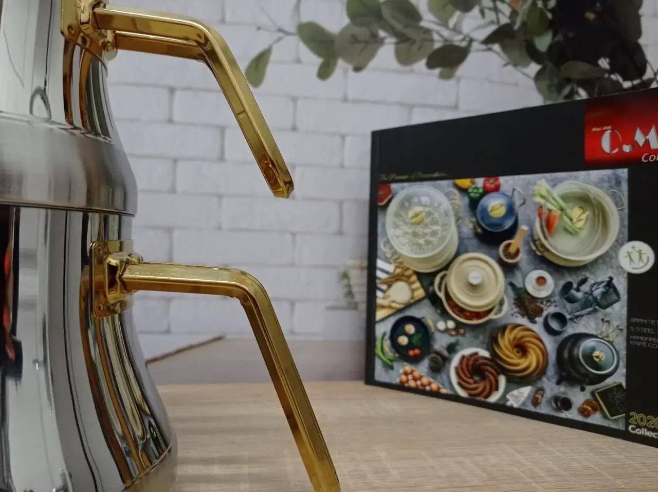 Чайник двухъярусный OMS Collection 8075-M 0,5/1,25 л (89871) - фото 4 Чайник двухъярусный OMS Collection 8075-M 0,5/1,25 л (89871) - фото 4