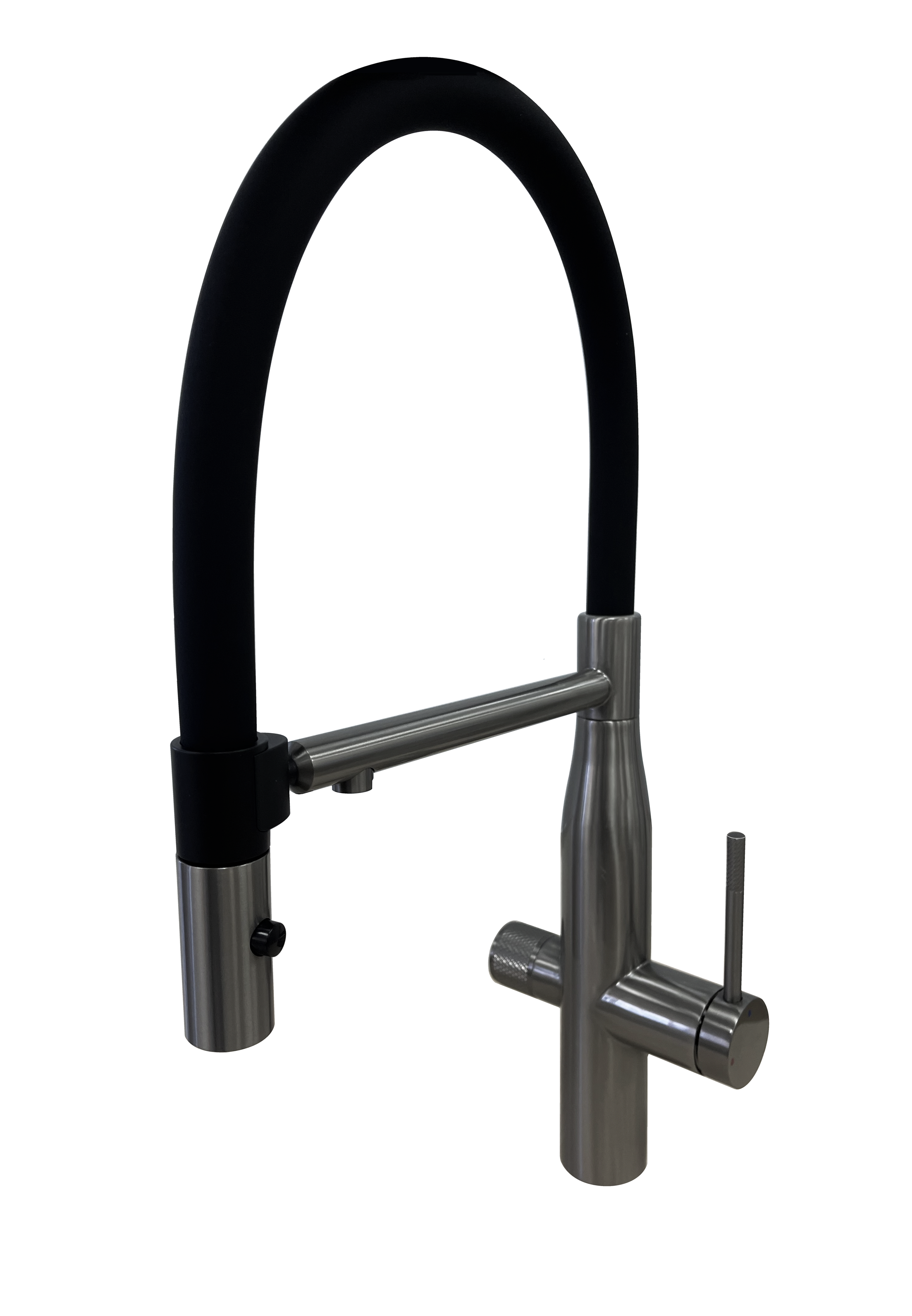 Смеситель комбинированный FKM 3125 SS Nano Graphite (8231.401.1709)