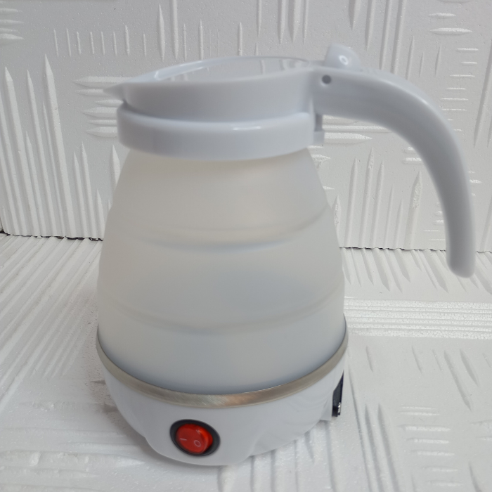 Електрочайник складаний силіконовий Electric Kettle Білий (KT-23P) - фото 7