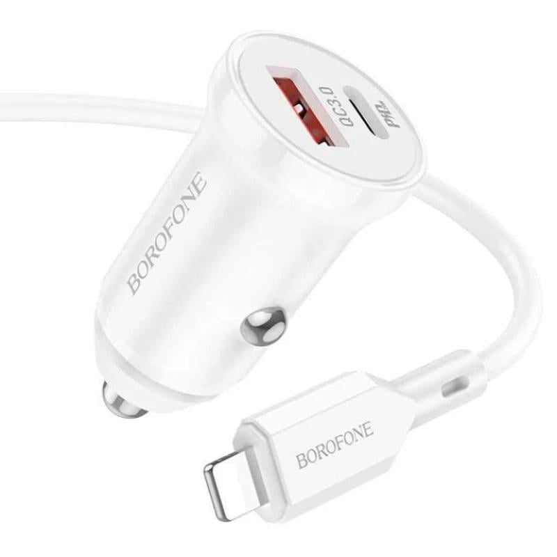 Зарядное устройство Borofone BZ18 Type-C QC3.0 White
