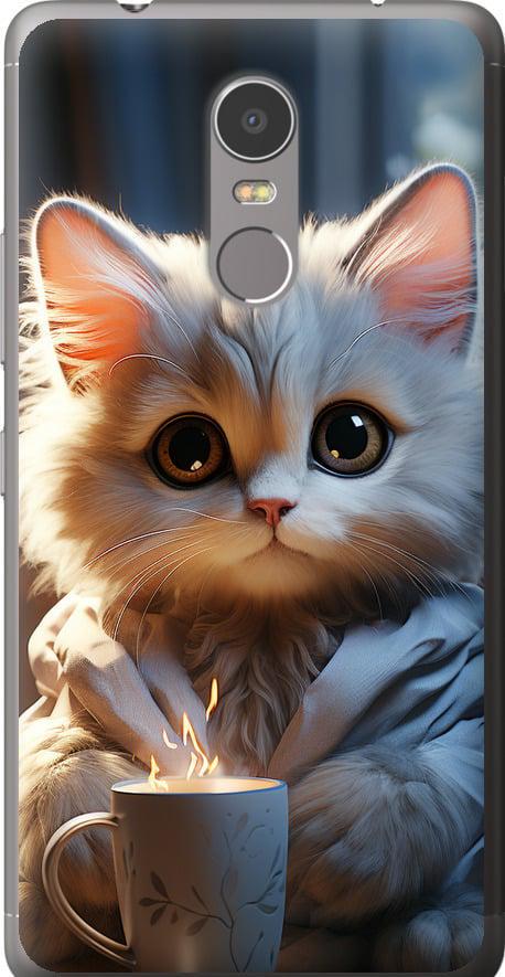 Чехол на Lenovo K6 Note White cat (5646t-453-42517)