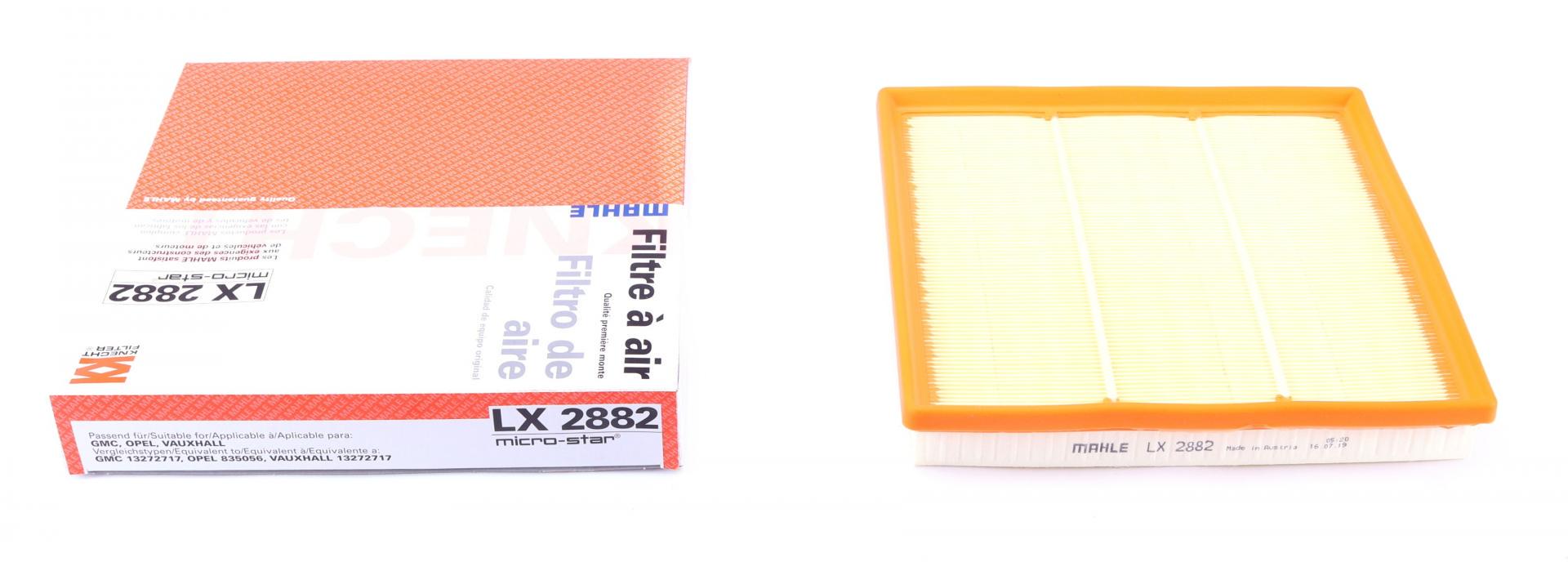 Фильтр воздушный KNECHT для Opel Astra J 09- H=37,3 мм (LX 2882)