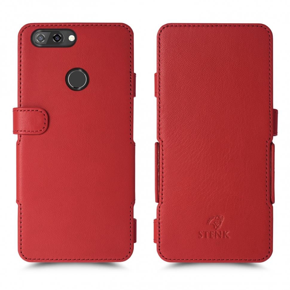 Чехол книжка Stenk Prime для ZTE Blade V9 Красный (62731)
