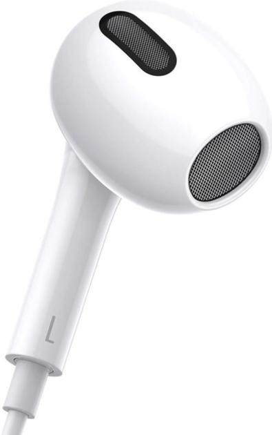 Наушники BASEUS Encok lateral in-ear Wired Earphone H17 3,5 мм White (NGCR020002) - фото 5