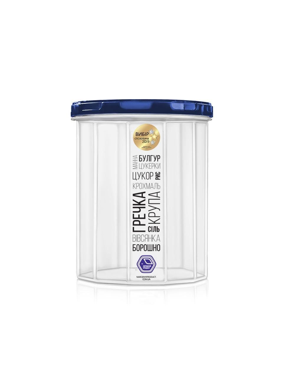 Контейнер для хранения Народный продукт 1,5 л 16 шт. (1020) Контейнер для хранения Народный продукт 1,5 л 16 шт. (1020)