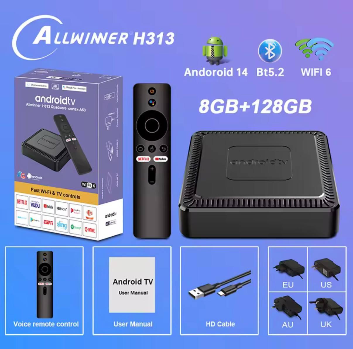 Смарт-приставка Q7 8/128 Гб Android 14 TV Box налаштована - фото 10 Смарт-приставка Q7 8/128 Гб Android 14 TV Box налаштована - фото 10