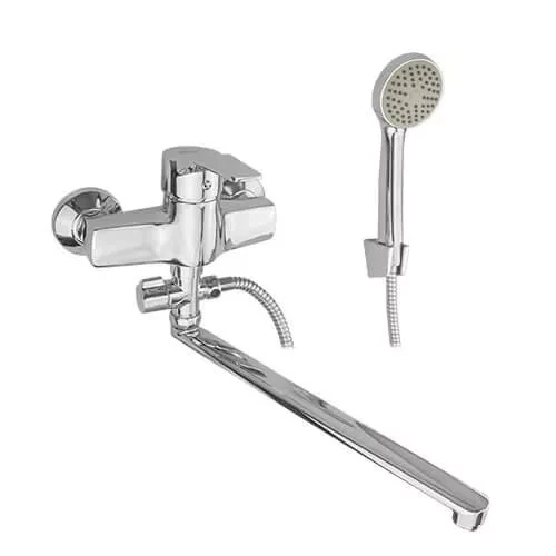 Смеситель для ванны Wezer EDN6-B183 с душевым гарнитуром (2465589438)