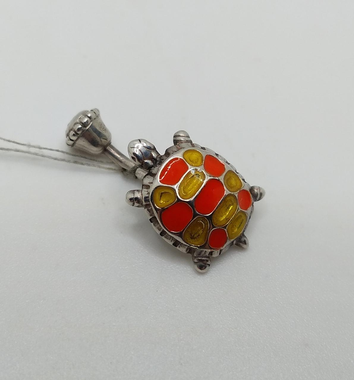 Пирсинг серебро черепашка 925° 2,26 г (п0004)