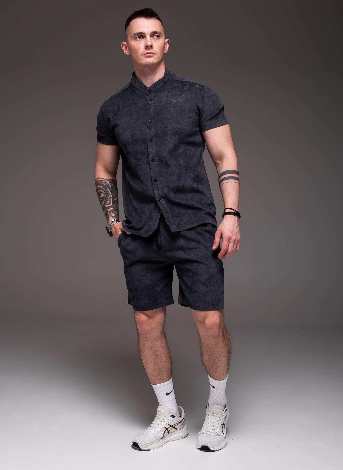 Костюм мужской вельветовый летний L Серый (2377/1/3) - фото 1 Костюм мужской вельветовый летний L Серый (2377/1/3) - фото 1