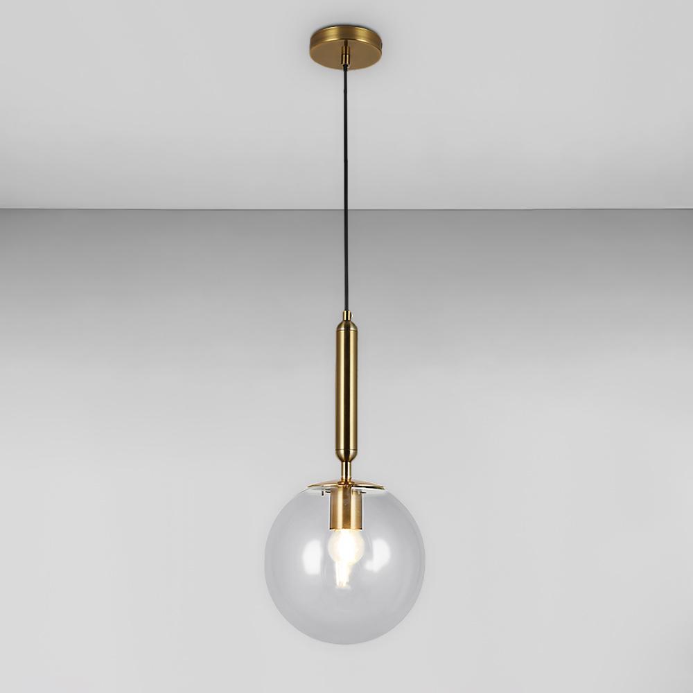 Люстра підвісна куля Light House LS-17184-1 BRZ/CL Бронзовий/Прозорий 