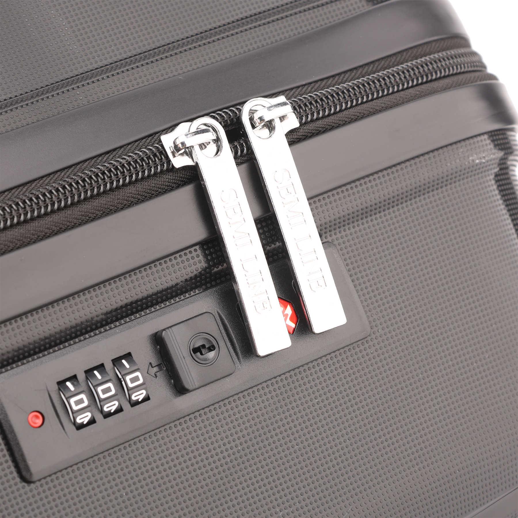 Чемодан SEMI LINE 24" Black (T5826-3) - фото 7 Чемодан SEMI LINE 24" Black (T5826-3) - фото 7