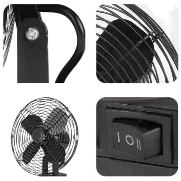 Вентилятор портативный с 2 аккумуляторами 21 V и автоповоротом Черный (VAP-8) - фото 5 Вентилятор портативный с 2 аккумуляторами 21 V и автоповоротом Черный (VAP-8) - фото 5