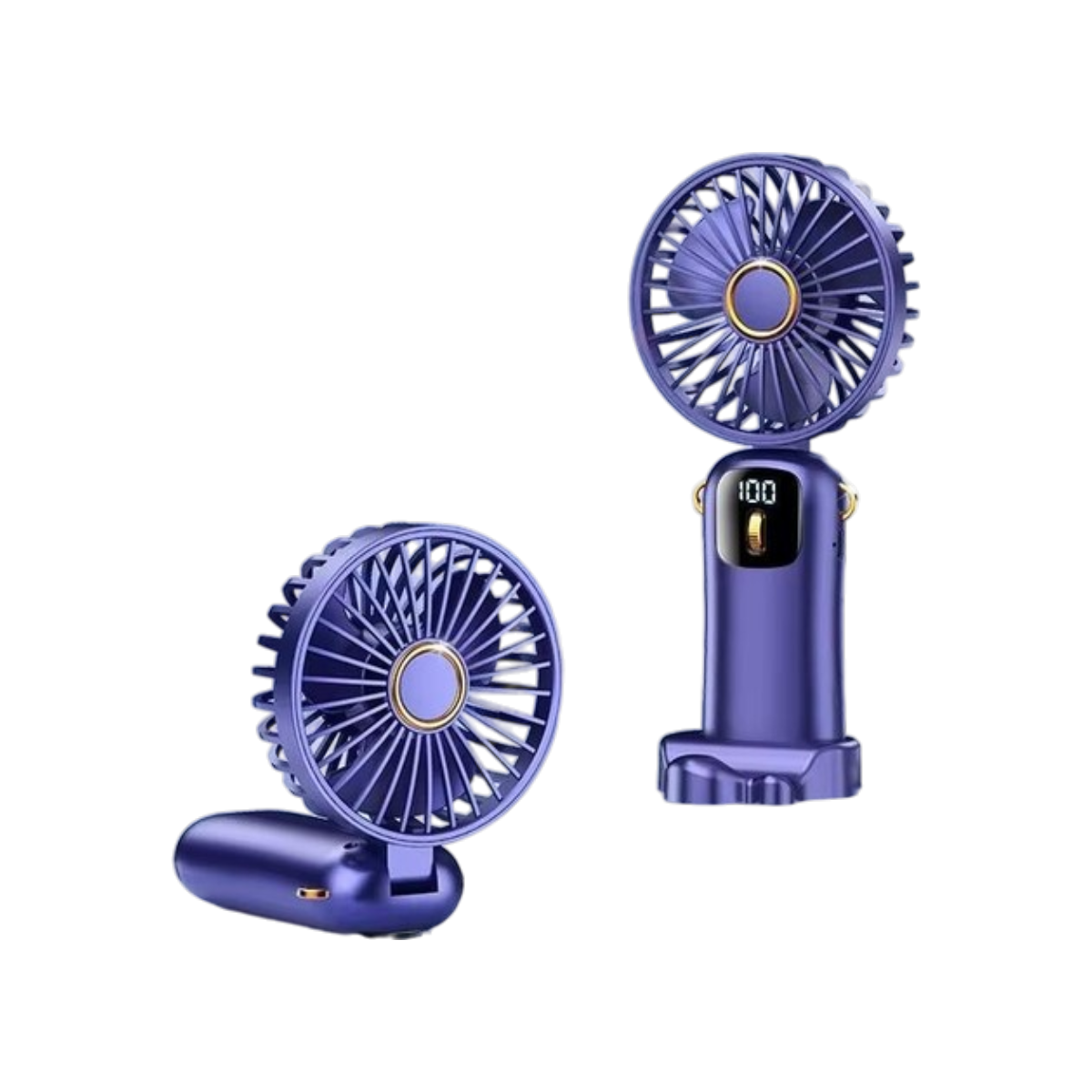 Вентилятор с LED-дисплеем и синей подставкой (AND892) Вентилятор с LED-дисплеем и синей подставкой (AND892)