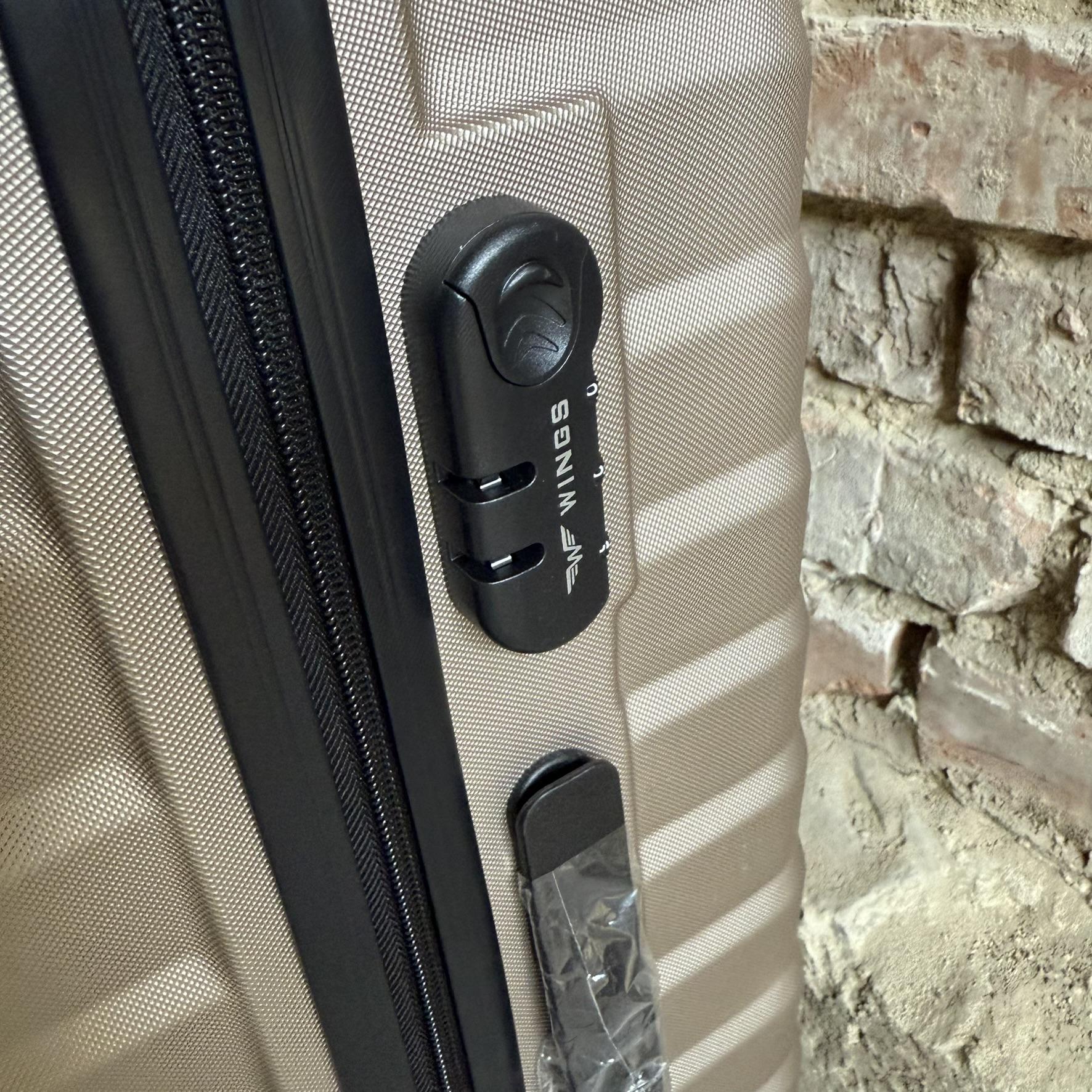 Чемодан Wings PEA01 дорожный М Шампань (26557321) - фото 7 Чемодан Wings PEA01 дорожный М Шампань (26557321) - фото 7