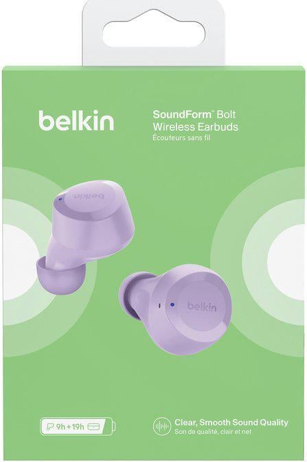 Наушники Belkin Soundform Bolt True Wireless Lavender (ERC-AUC009BTLV) - фото 8