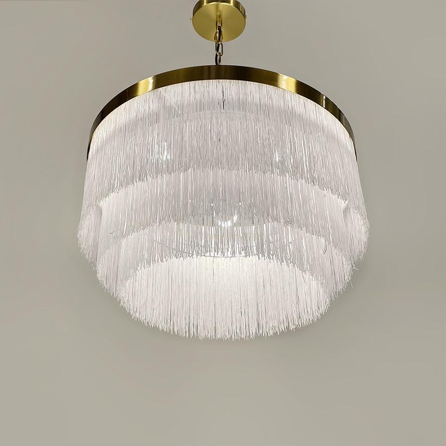 Люстра подвесная 3-х ярусная Ø 80 см Латунь (MJ294 AB/WT_1138)