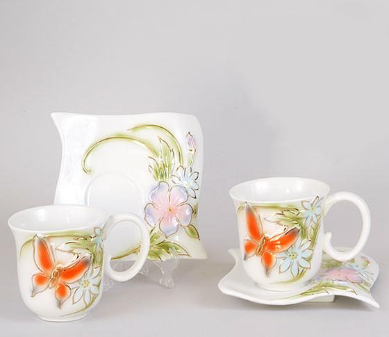 Чайный набор Bright 3D-118 220 мл 12 пр. (BD-STL118)